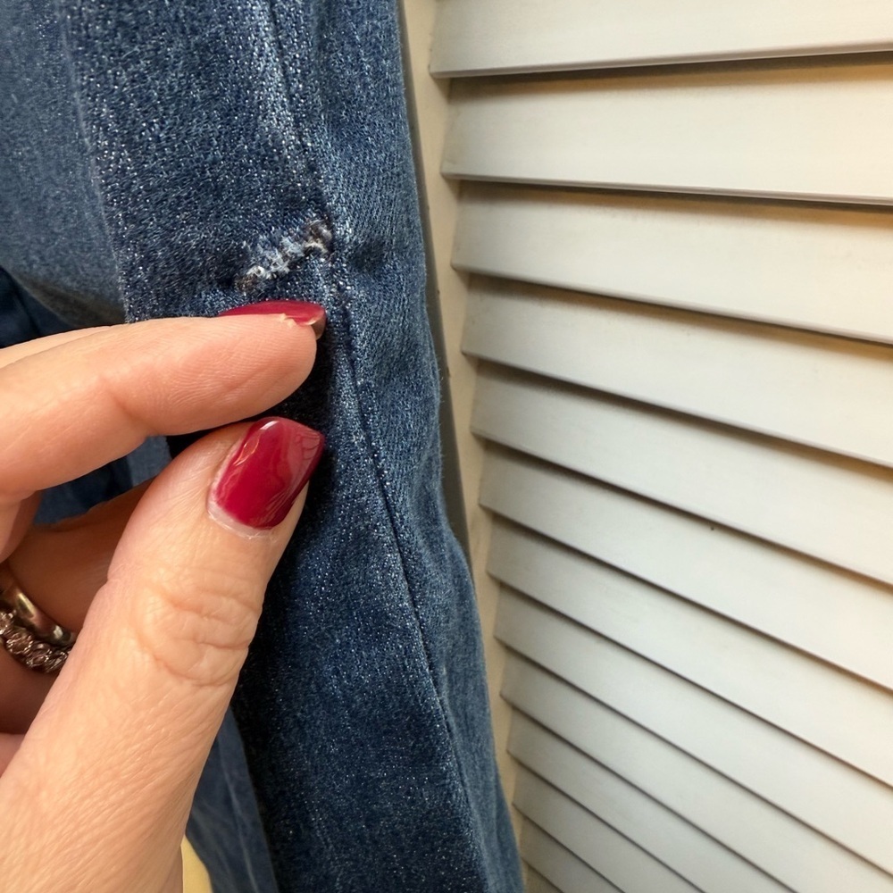 Jones New York Signature Blue Denim Jeans Women’s Sz 12 - Picture 11 of 16